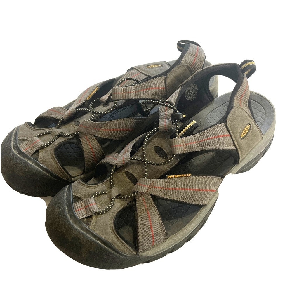 Keen XT Sports Sandals Mens Size 11.5 Waterproof Gray Hiking Trail Shoes Outdoor